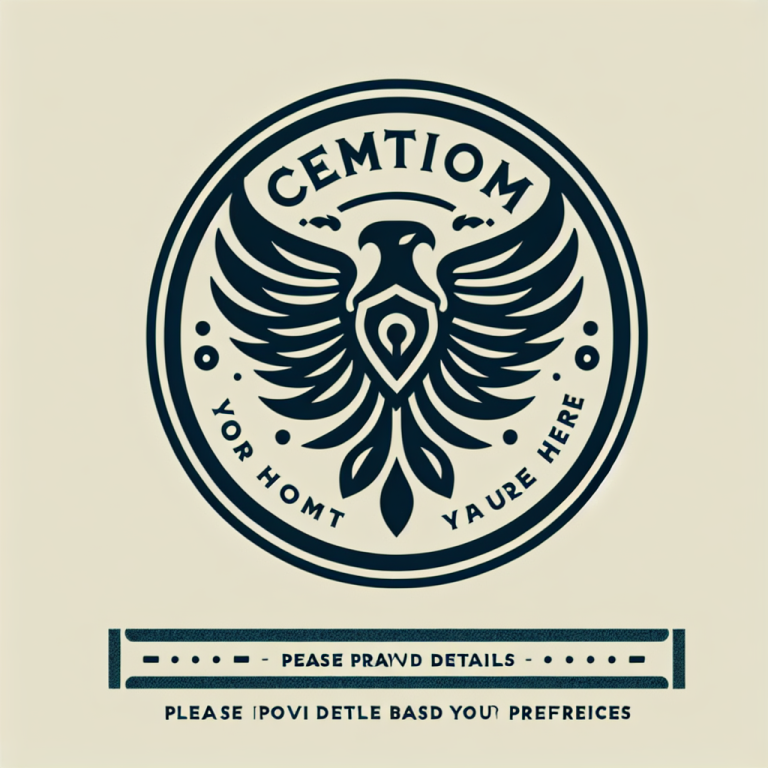 Simple Emblem Logo Generator