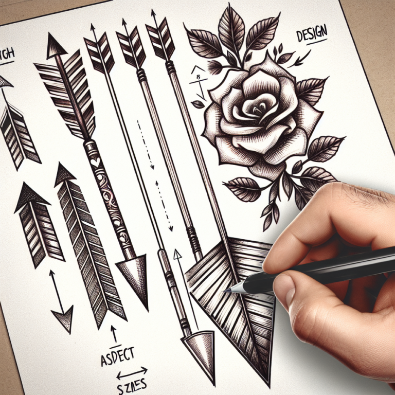 Sketch Arrow Tattoo Generator