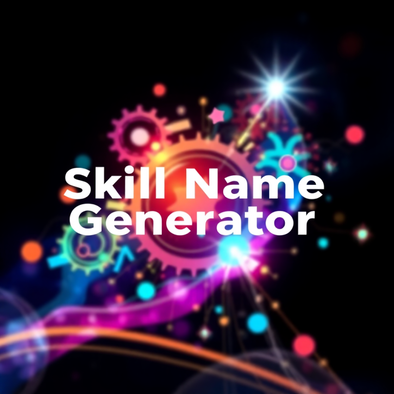 Skill Name Generator