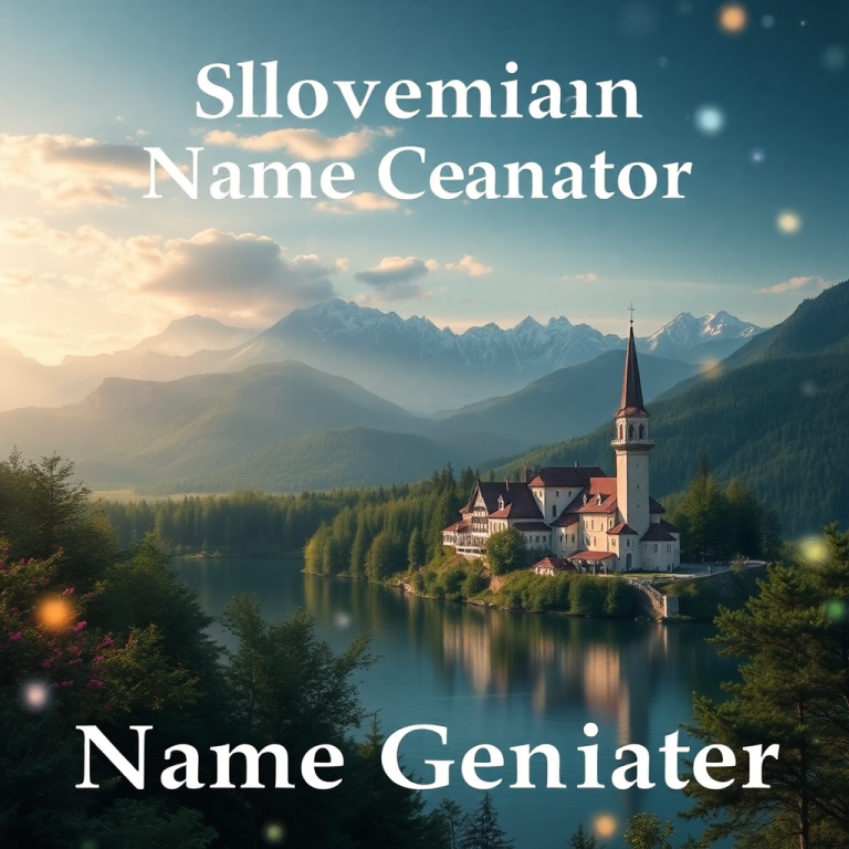 Slovenian Name Generator