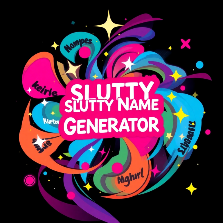 Slutty Name Generator