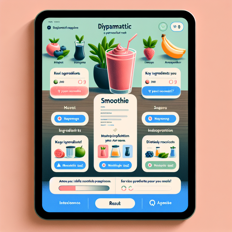 Smoothie Recipe Generator