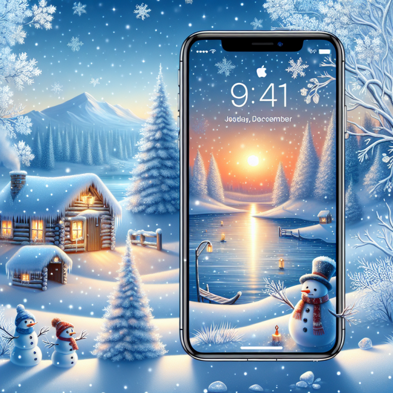 Snowy Iphone Wallpaper Generator