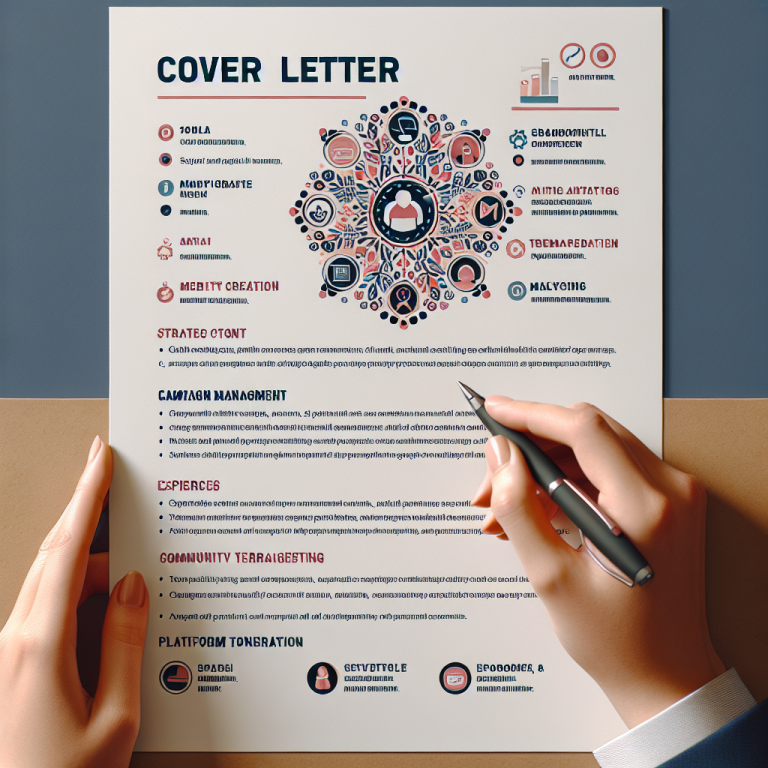 Social Media Manager Cover Letter Generator