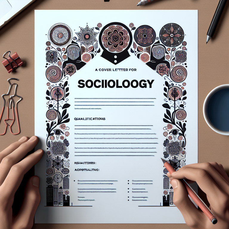 Sociologist Cover Letter Generator