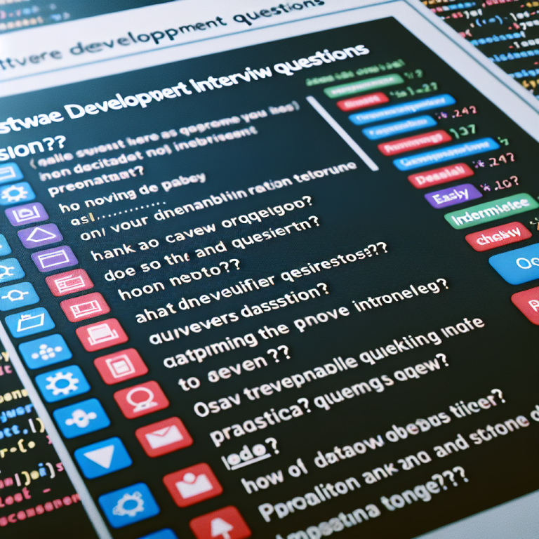 Software Development Interview Question Generator