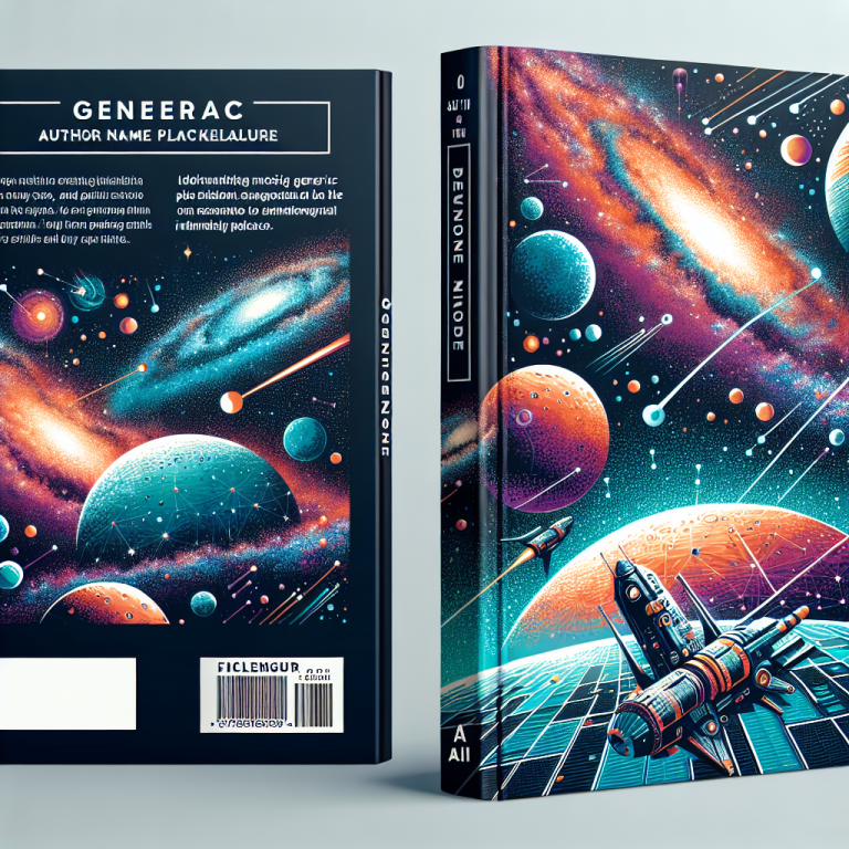 Space Book Cover Generator