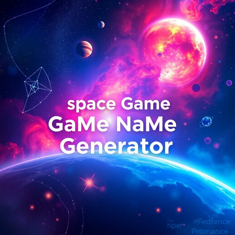 Space Game Name Generator