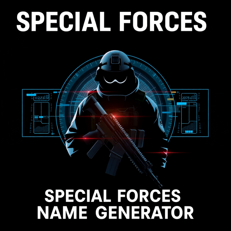 Special Forces Name Generator