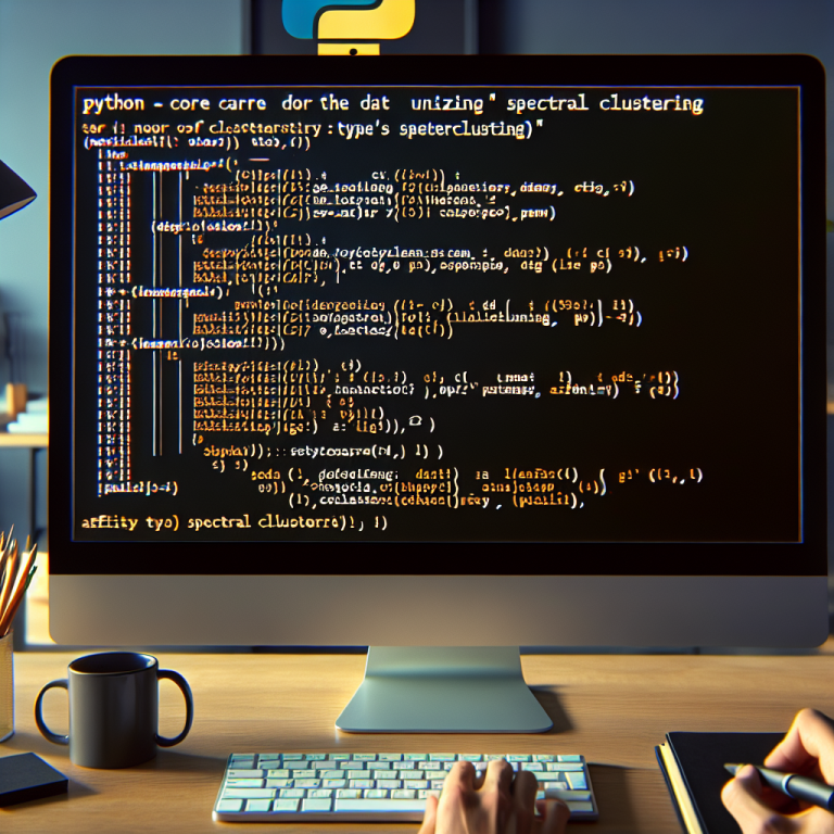 Spectral Clustering Script Generator