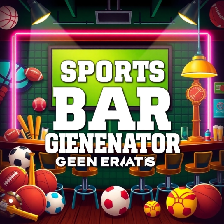 Sports Bar Name Generator