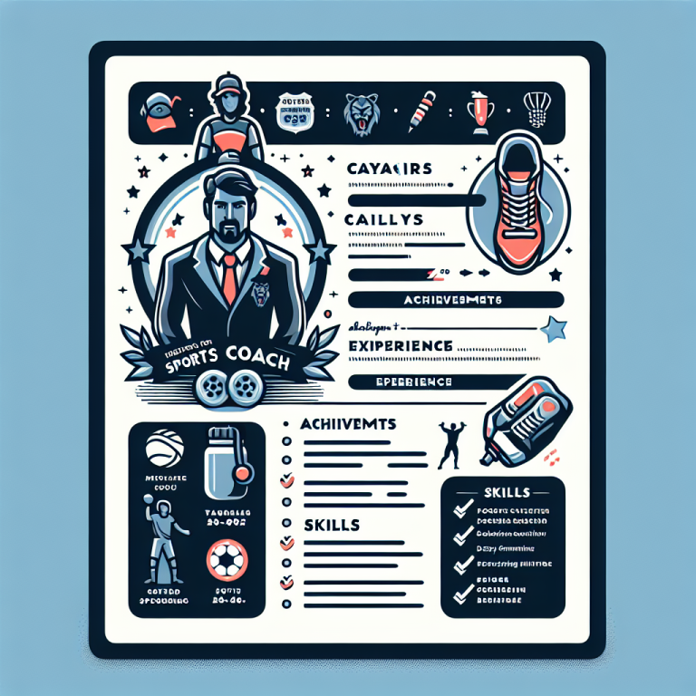 Sports Coach Resume Generator