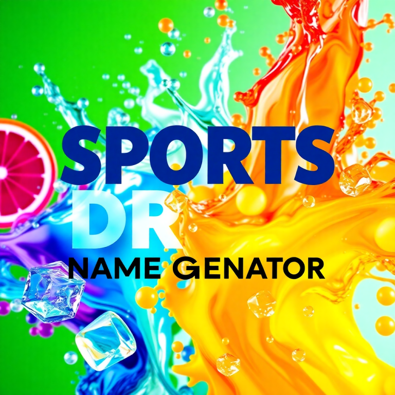 Sports Drink Name Generator