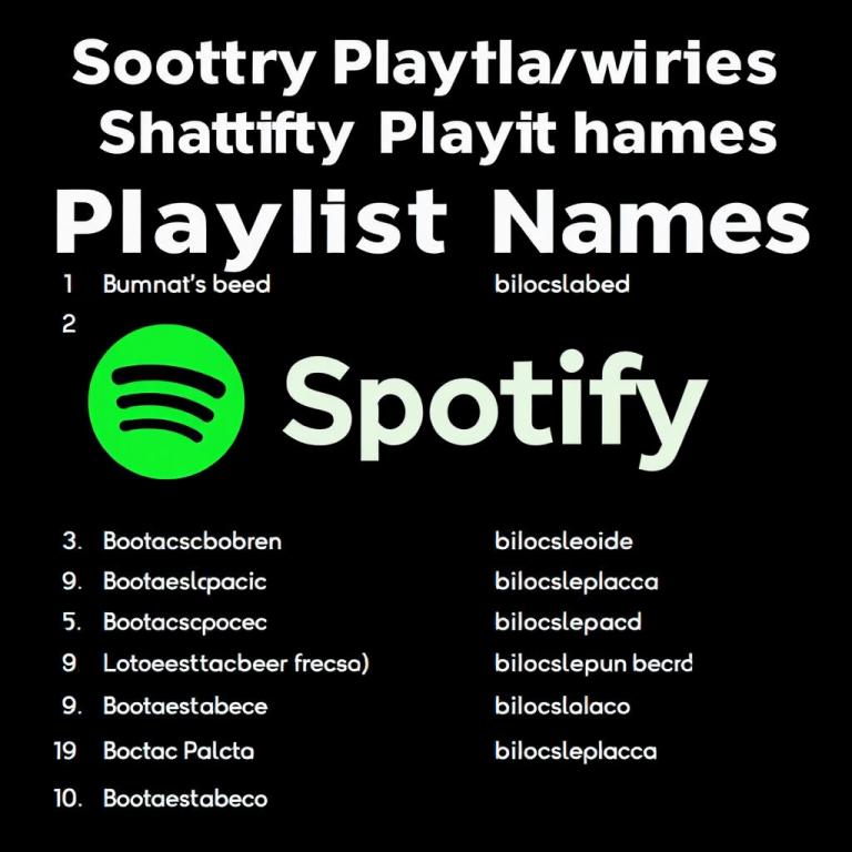 Spotify Playlist Name Generator