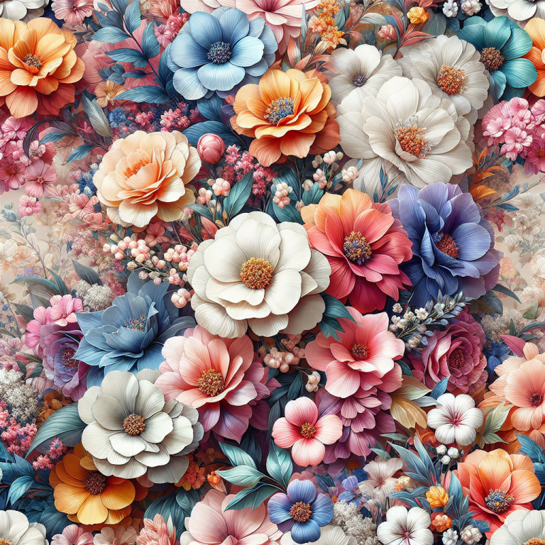 Spring Floral Wallpaper Generator