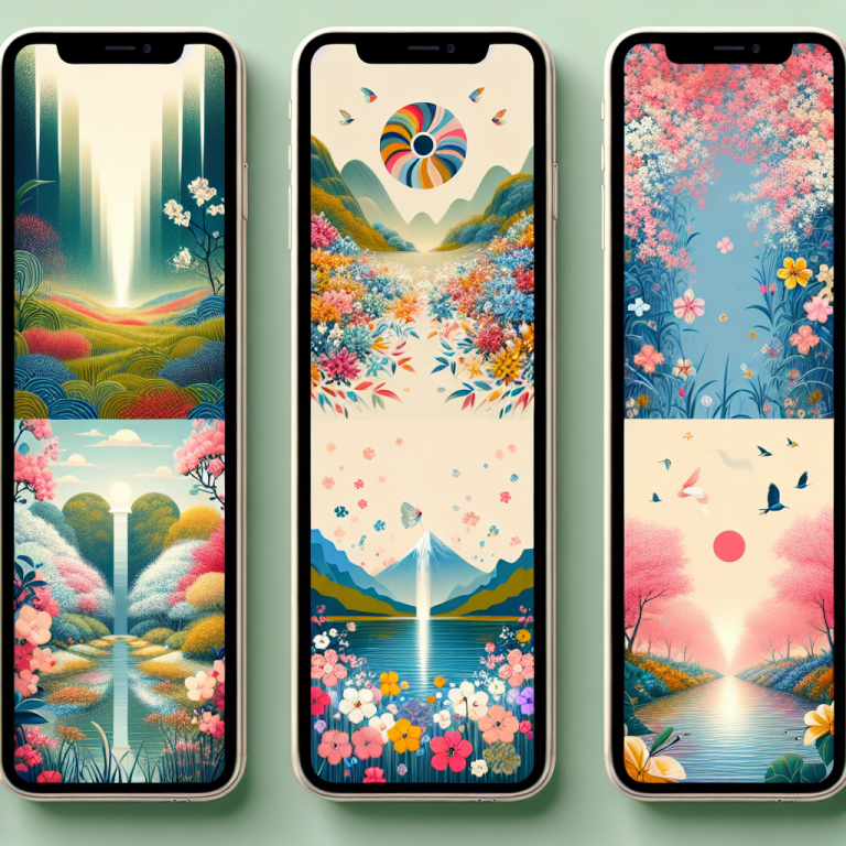 Spring Flowers Iphone Wallpaper Generator