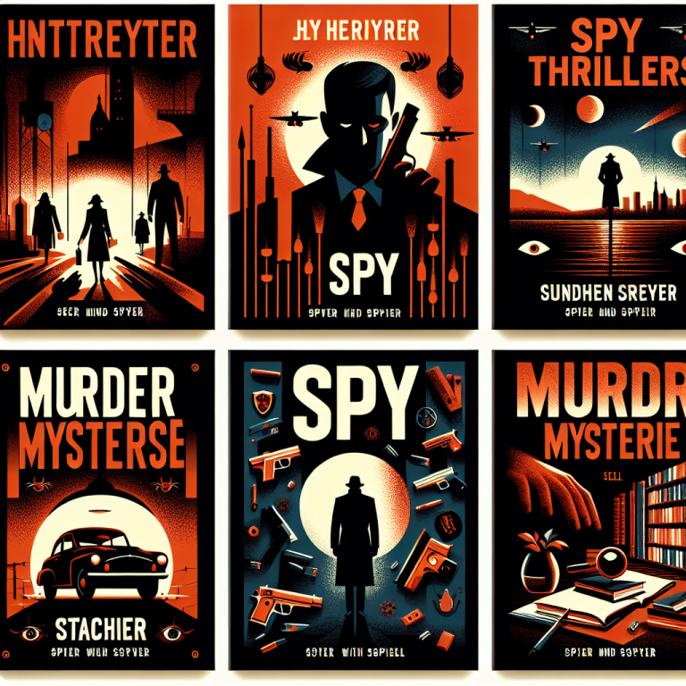 Spy Thriller Book Cover Generator