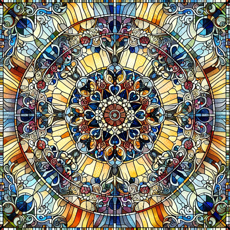 Stained Glass Wallpaper Generator