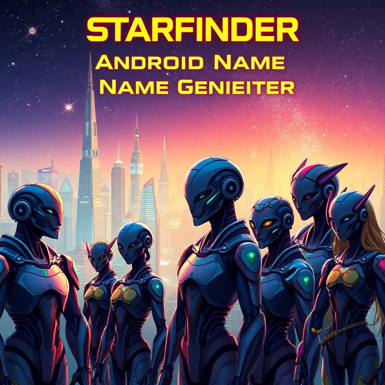Starfinder Android Name Generator