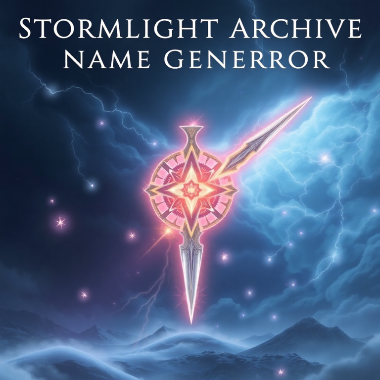 Stormlight Archive Name Generator