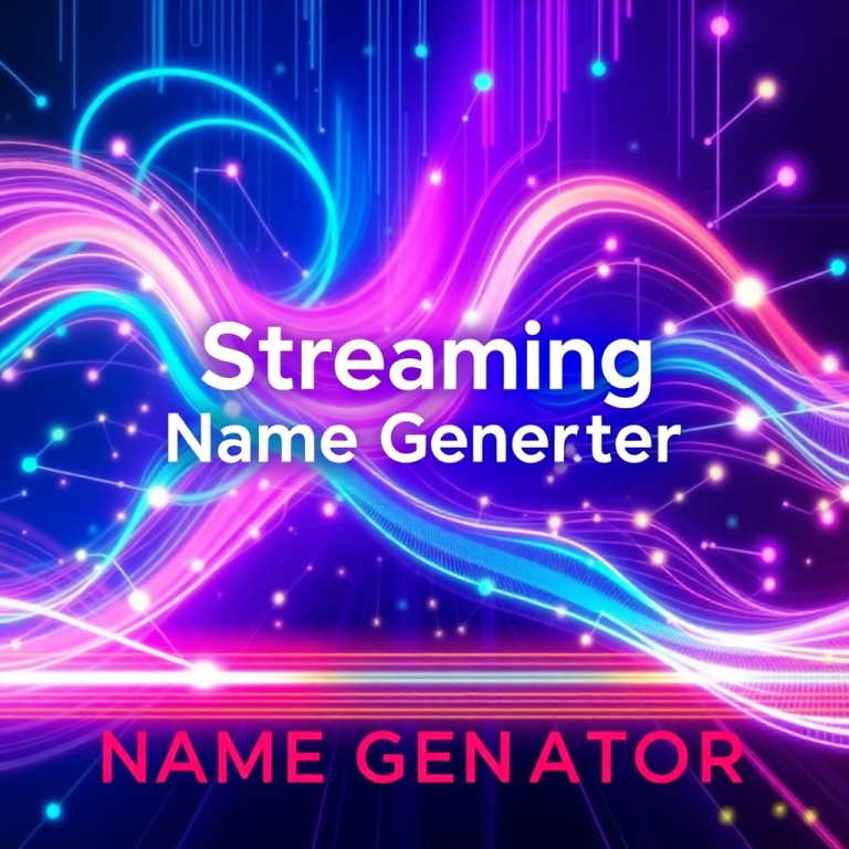 Streaming Name Generator