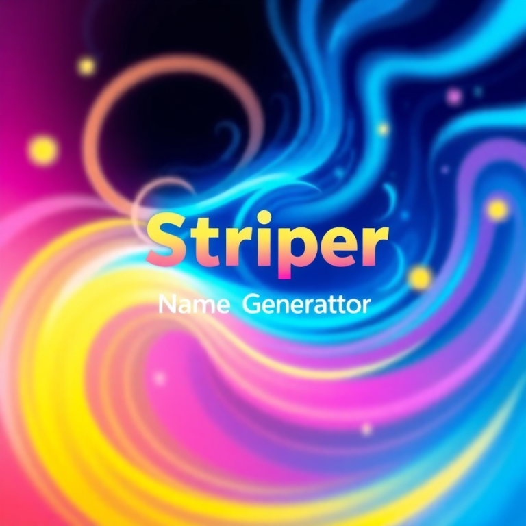 Striper Name Generator