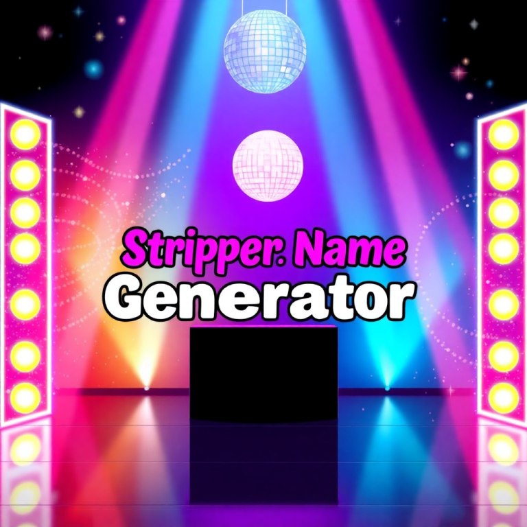 Strippper Name Generator