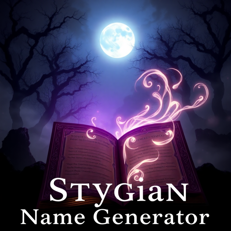 Stygian Name Generator