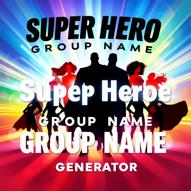 Super Hero Group Name Generator