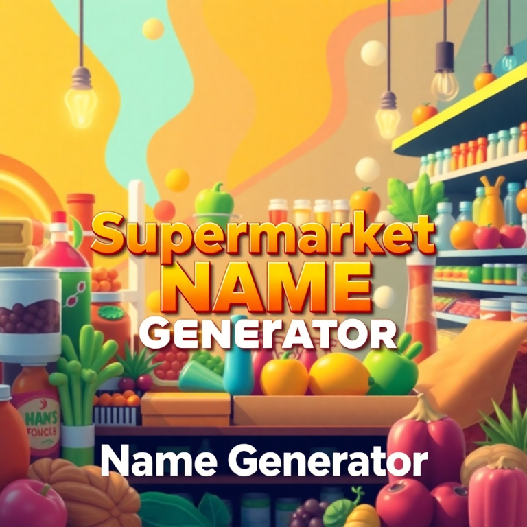 Supermarket Name Generator