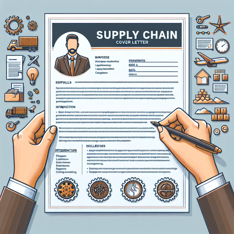 Supply Chain Cover Letter Generator