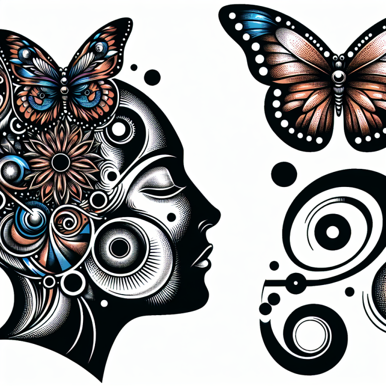 Surrealism Butterfly Tattoo Generator