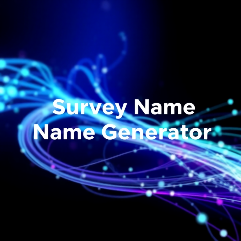 Survey Name Generator