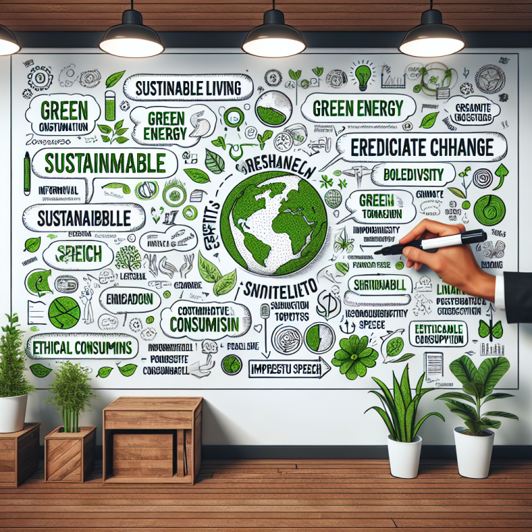 Sustainability Speech Generator