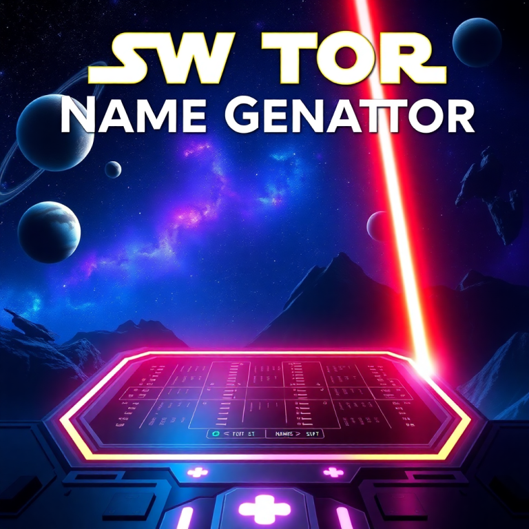Swtor Name Generator