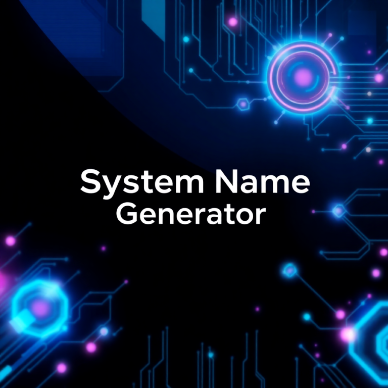 System Name Generator