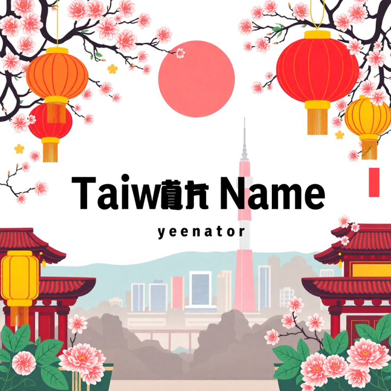 Taiwanese Name Generator