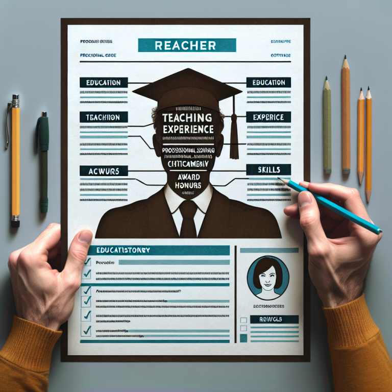 Teacher Resume Generator