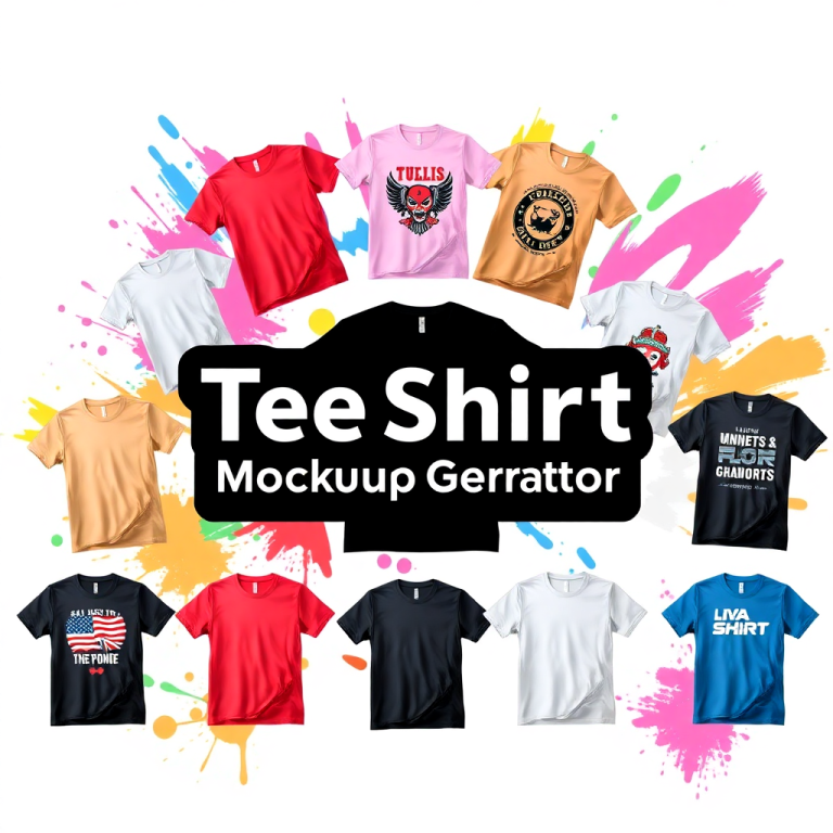 Tee Shirt Mockup Generator