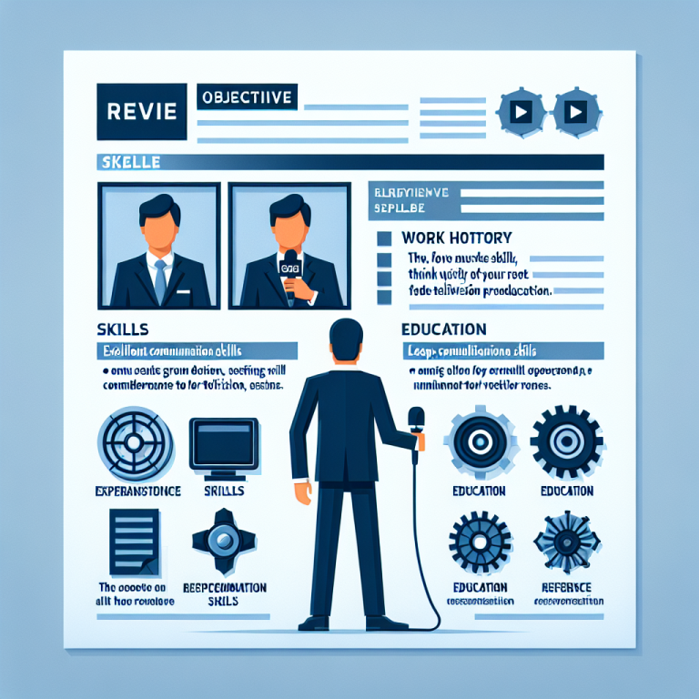 Television Host Resume Generator