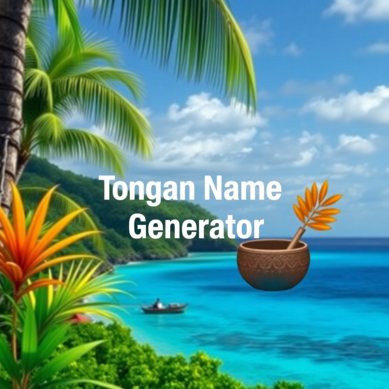 Tongan Name Generator