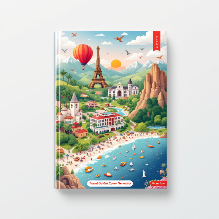 Travel Guide Cover Generator