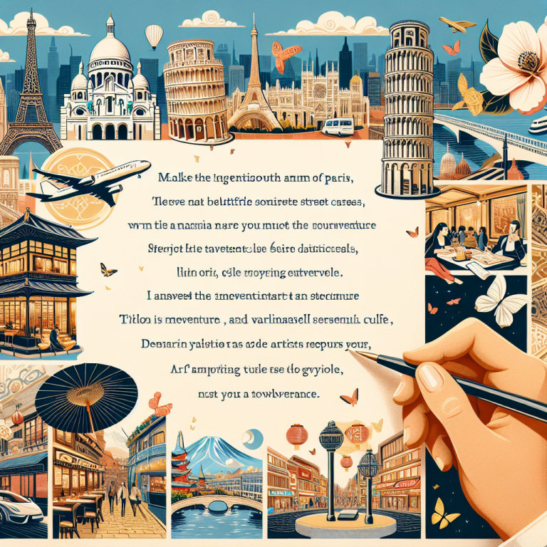 Travel Poem Generator