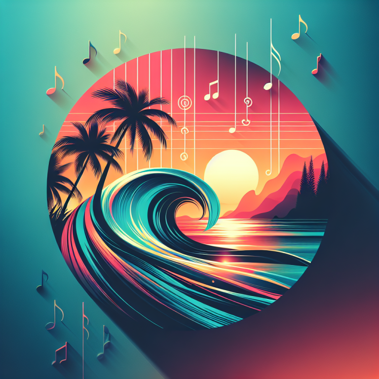 Tropical Album Cover Generator