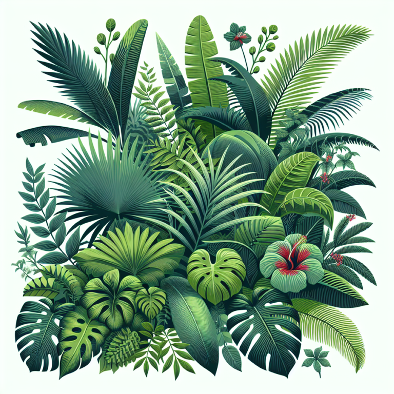 Tropical Plant Wallpaper Generator