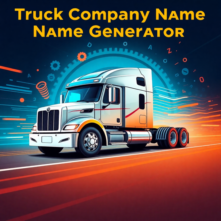 Truck Company Name Generator