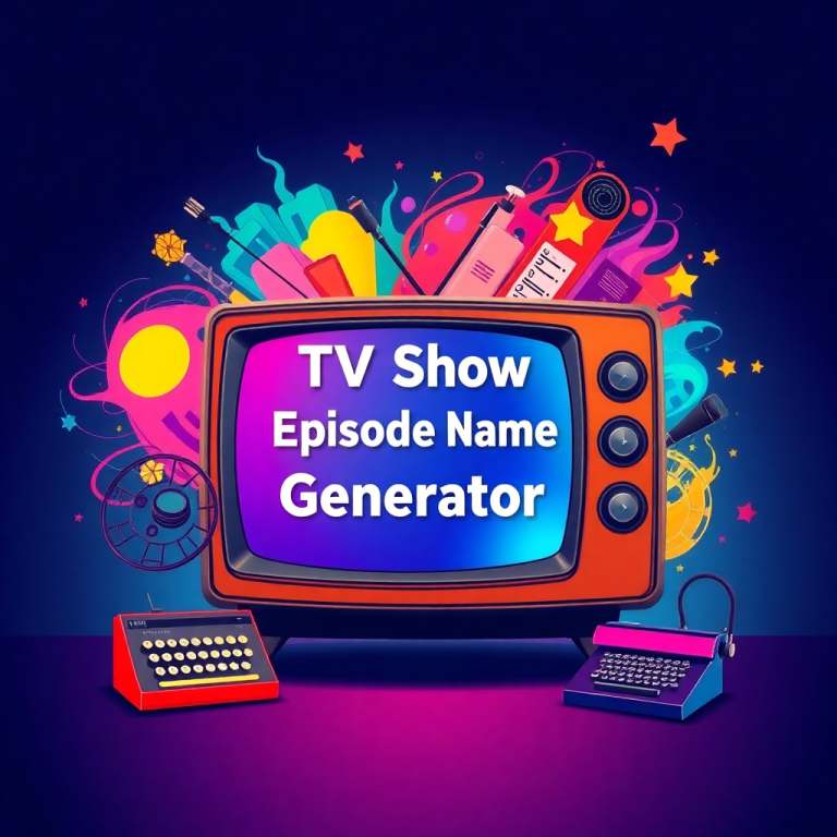 Tv Show Episode Name Generator