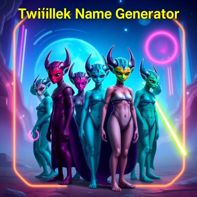 Twilek Name Generator