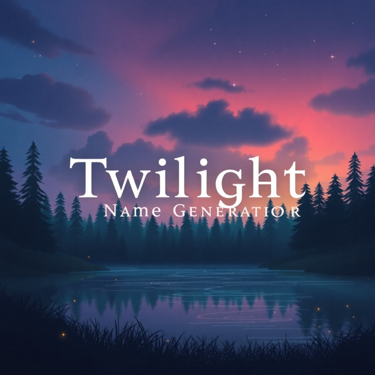 Twilight Name Generator
