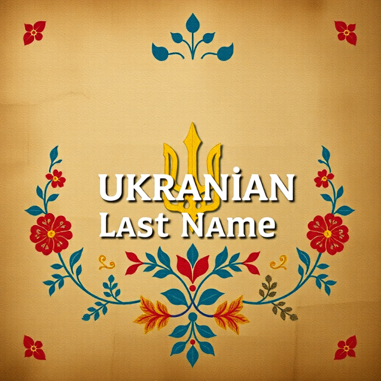 Ukrainian Last Name Generator